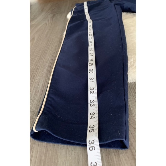 VINEYARD Vines Nautical Tuxedo Ankle Pants Blue Size 4 - Picture 13 of 14